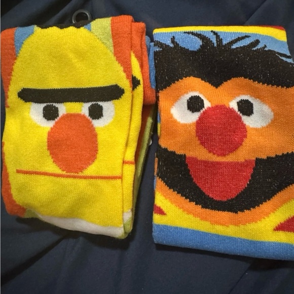 Other - Colorful Sesame Street Character Socks Bert & Ernie New unisex Men’s Women’s